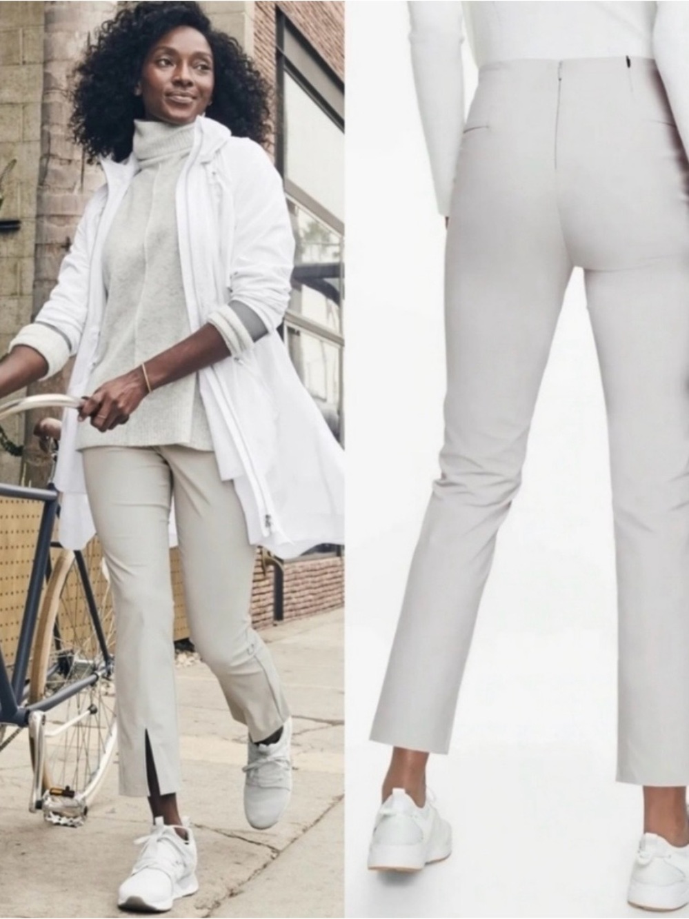 Athleta Wander Slim Straight Crop Pants